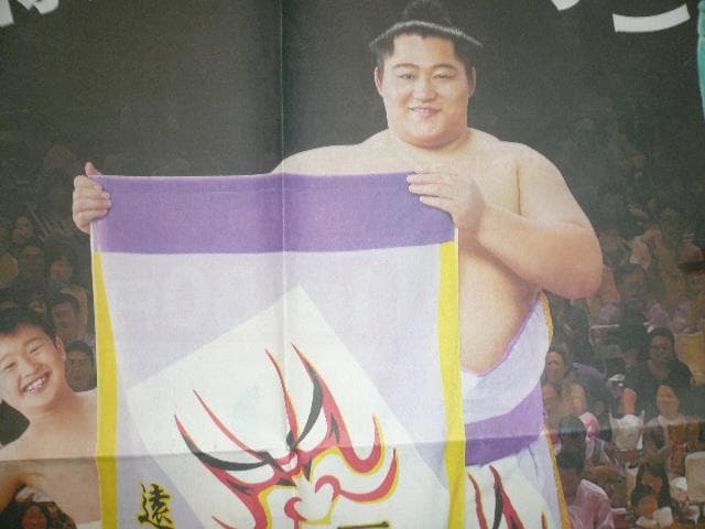 貴重！保存版！なんと３点！遠藤関 永谷園 新聞広告 切り抜き 大相撲