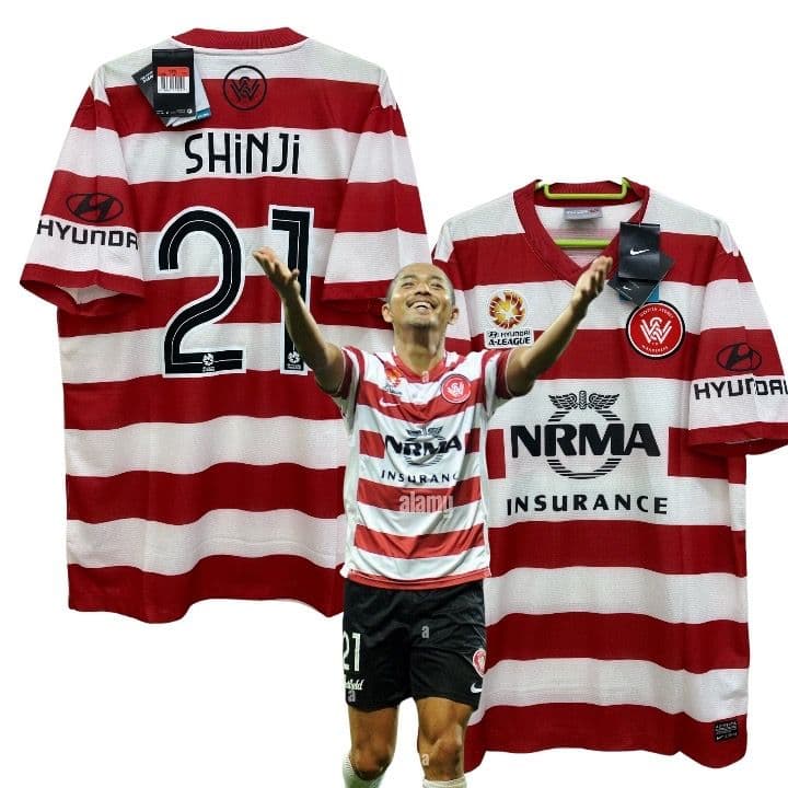 2014 ウェスタン・シドニー　小野伸二　NIKEオフィシャルユニフォーム