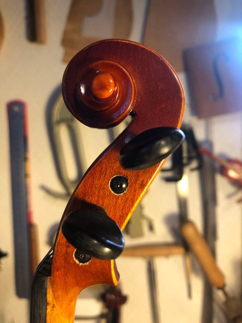 【駒&魂柱調整済】Suzuki分数バイオリンNo240 1/10 1976