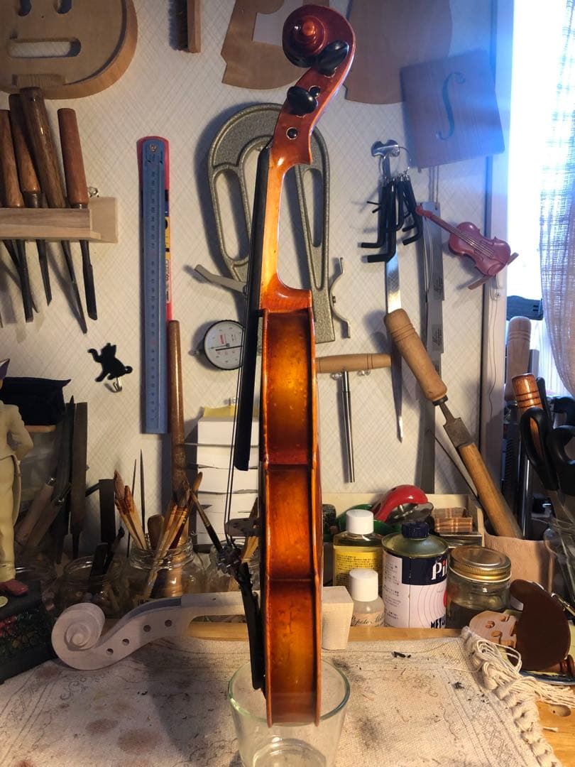 【駒&魂柱調整済】Suzuki分数バイオリンNo240 1/10 1976