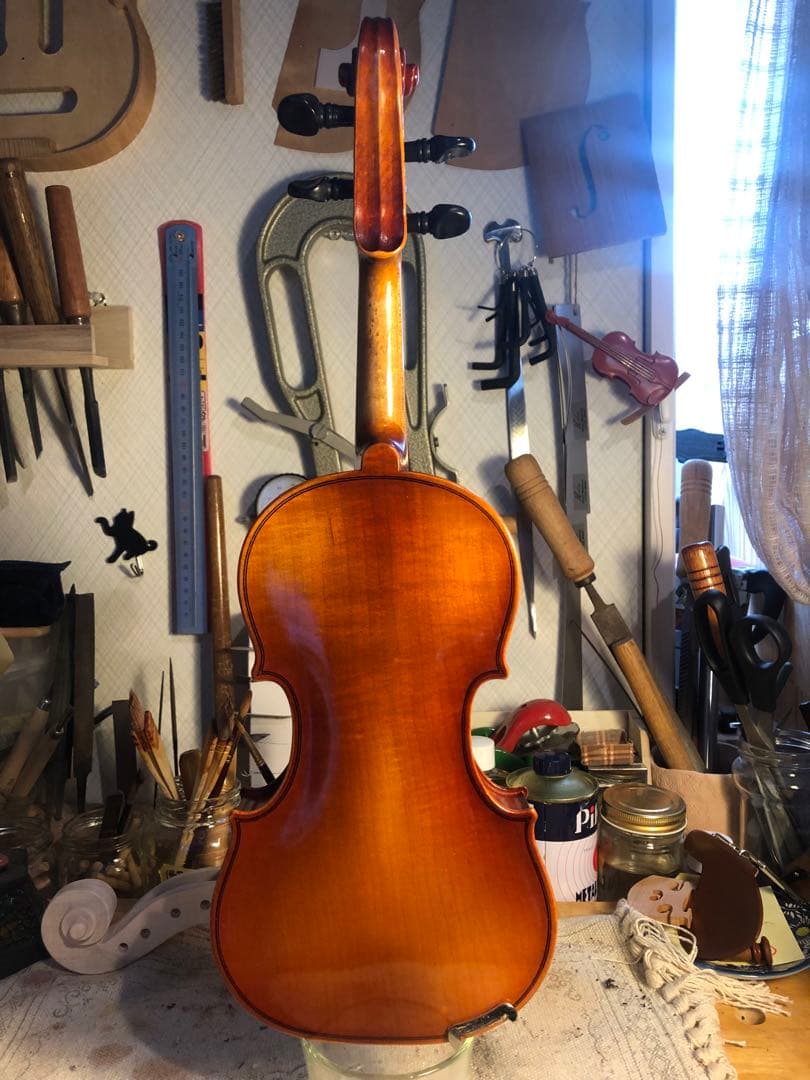 【駒&魂柱調整済】Suzuki分数バイオリンNo240 1/10 1976