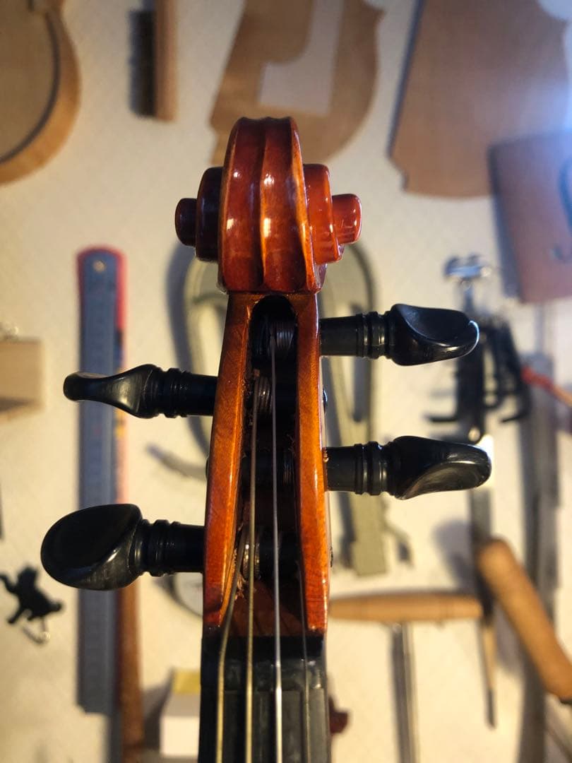 【駒&魂柱調整済】Suzuki分数バイオリンNo240 1/10 1976