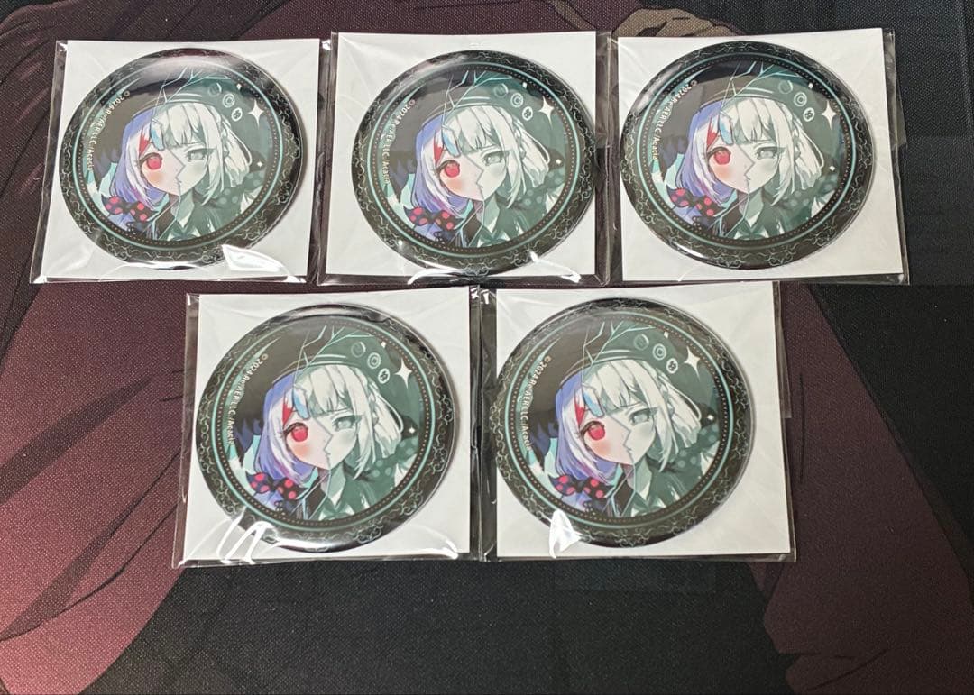 魔法少女ノ魔女裁判　城ヶ崎ノア　くじメイト　缶バッジ　5個