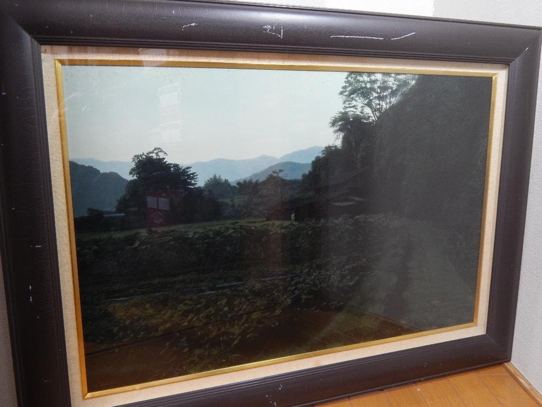 油彩画　「葉相」