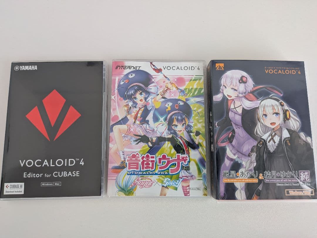 VOCALOID4 Editor for Cubase、Library　セット