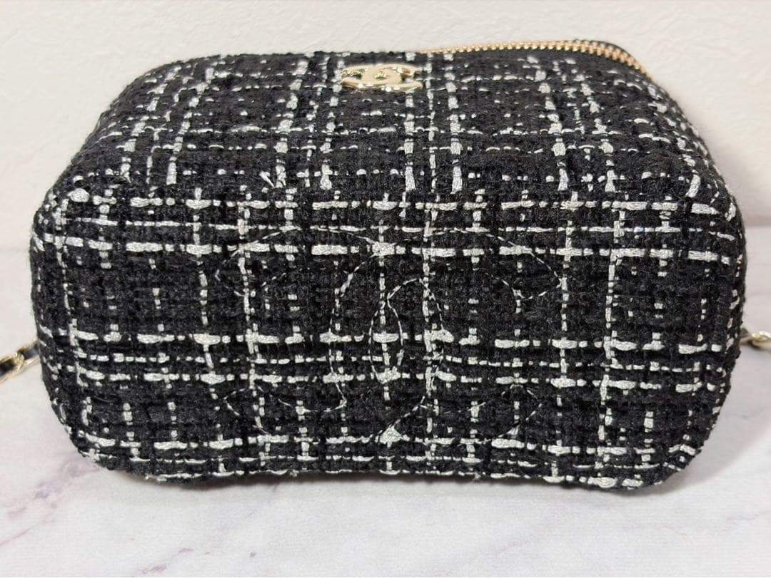 CHANEL シャネル　ノベルティ　チェーン　ショルダーバッグ　ツイード