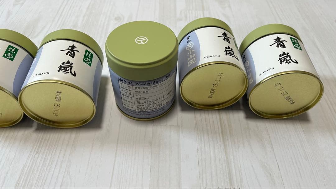 丸久小山園 抹茶　青嵐40g缶5個