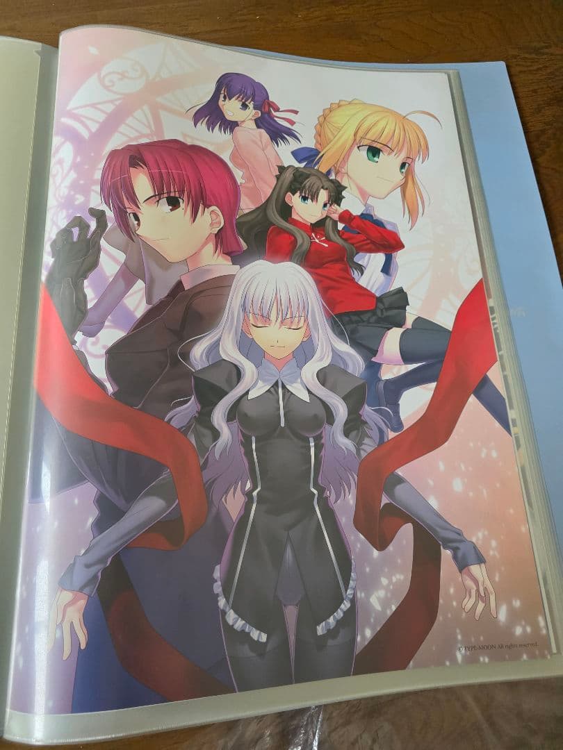 Fate/stay night ファイル　絵　画　ポスター　10枚セット