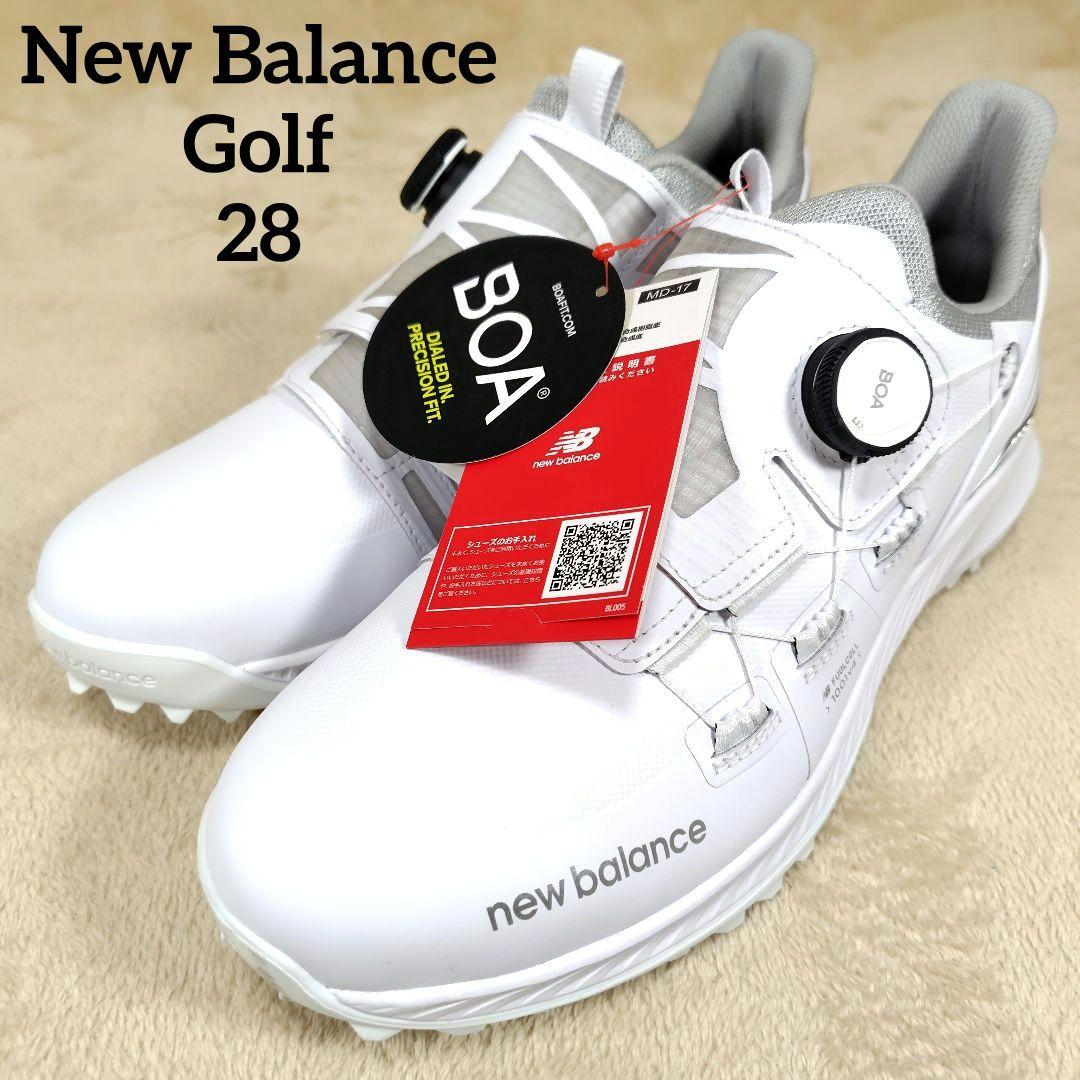 新品未使用 ニューバランス ゴルフシューズ ボア UGH1001W ホワイト