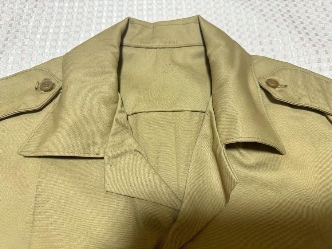 米軍 実物 半袖 チノシャツ S
