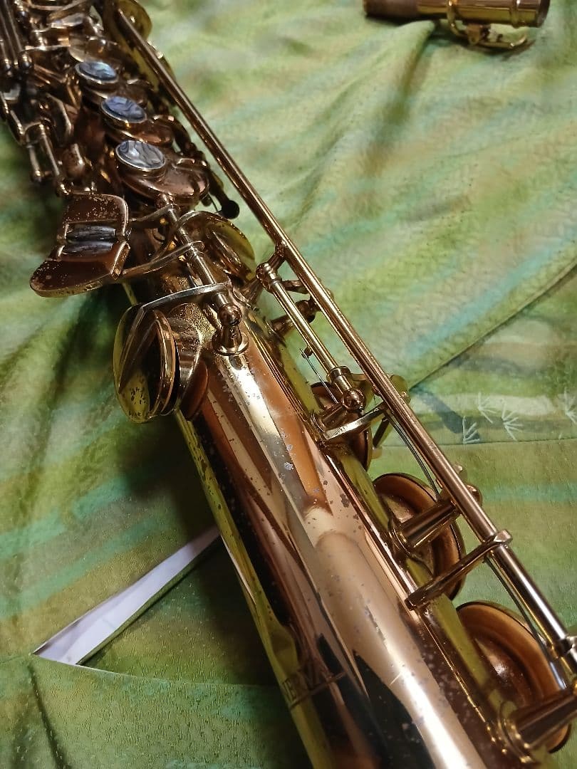 ソプラノサックス　MINELVA 音だしOK　完全ジャンク扱い品