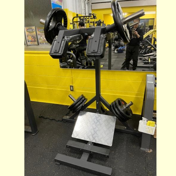 レバレッジスクワット ＆ カーフ ストレングスマシン トレーニング