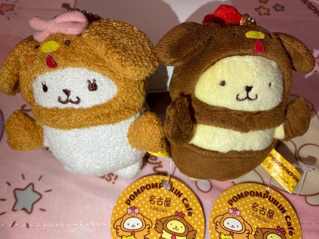 【新品レア】ポムポムプリン　マカロン　名古屋プリンカフェ　マスコット☆セール✨