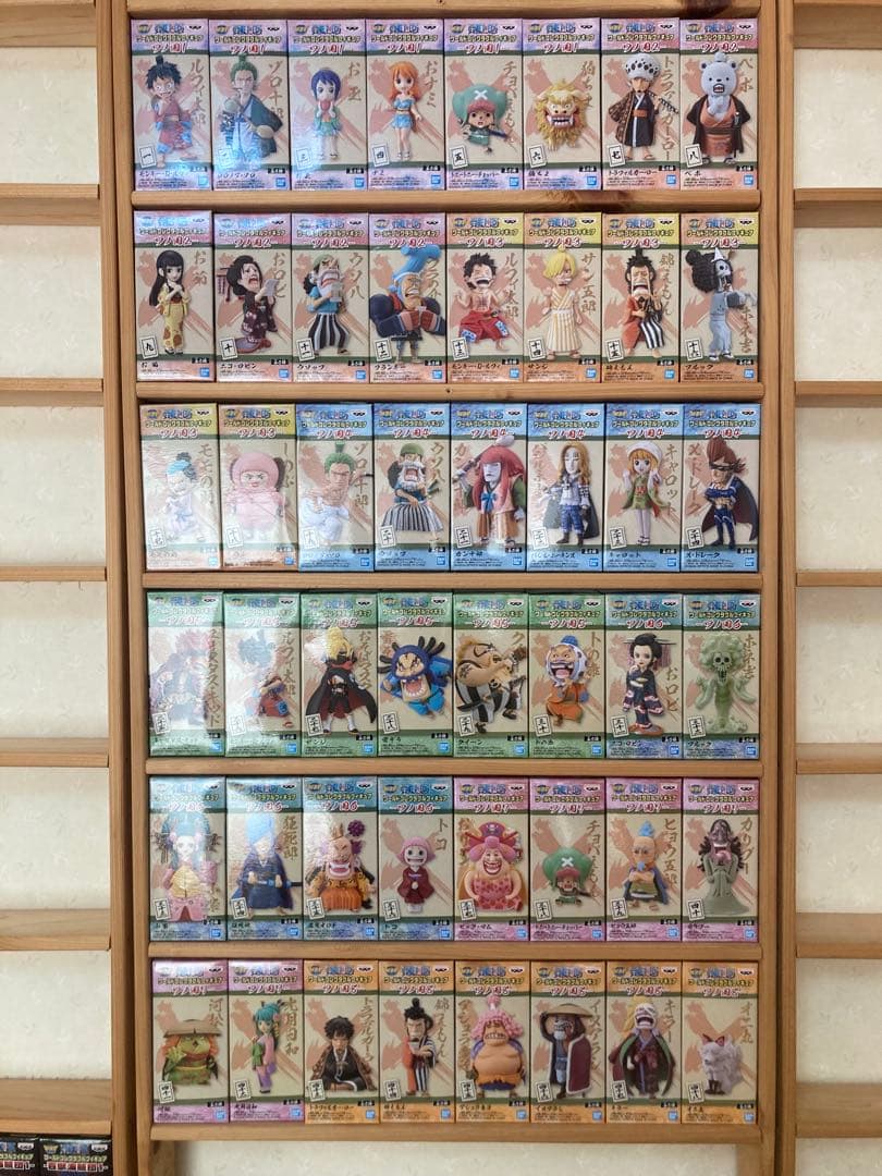 ワンピースワールドコレクタブルフィギュア　ワノ国1〜8 全48種