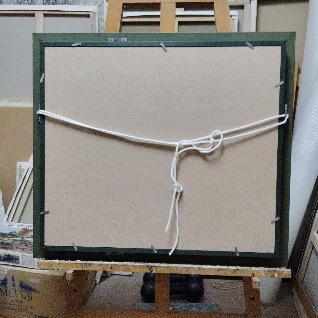 初夏、夕方のドイツ、ローテンブルク、F10号のアクリル画、佐原聖春