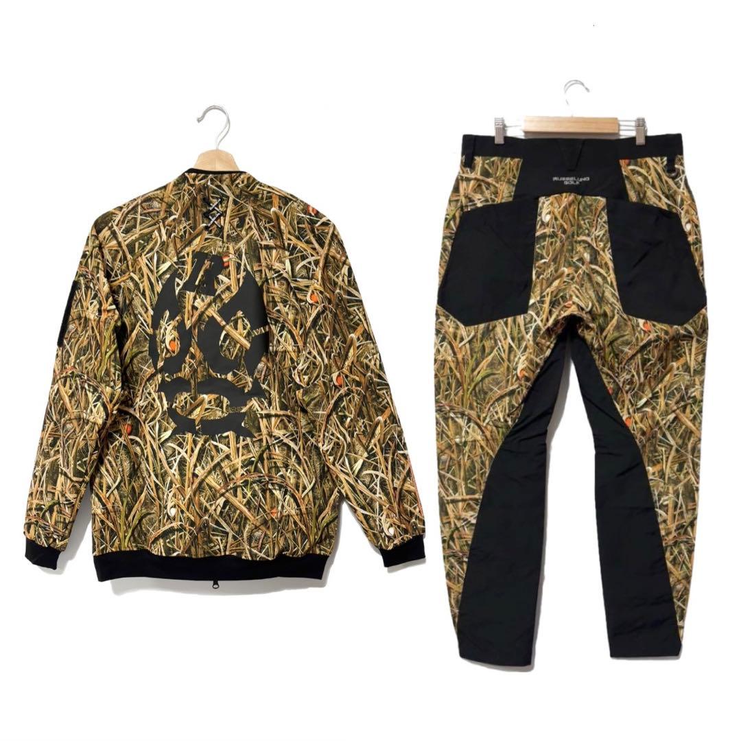 ラッセルノ ゴルフ コンバットポケット ジャケット パンツ セットアップ M 4