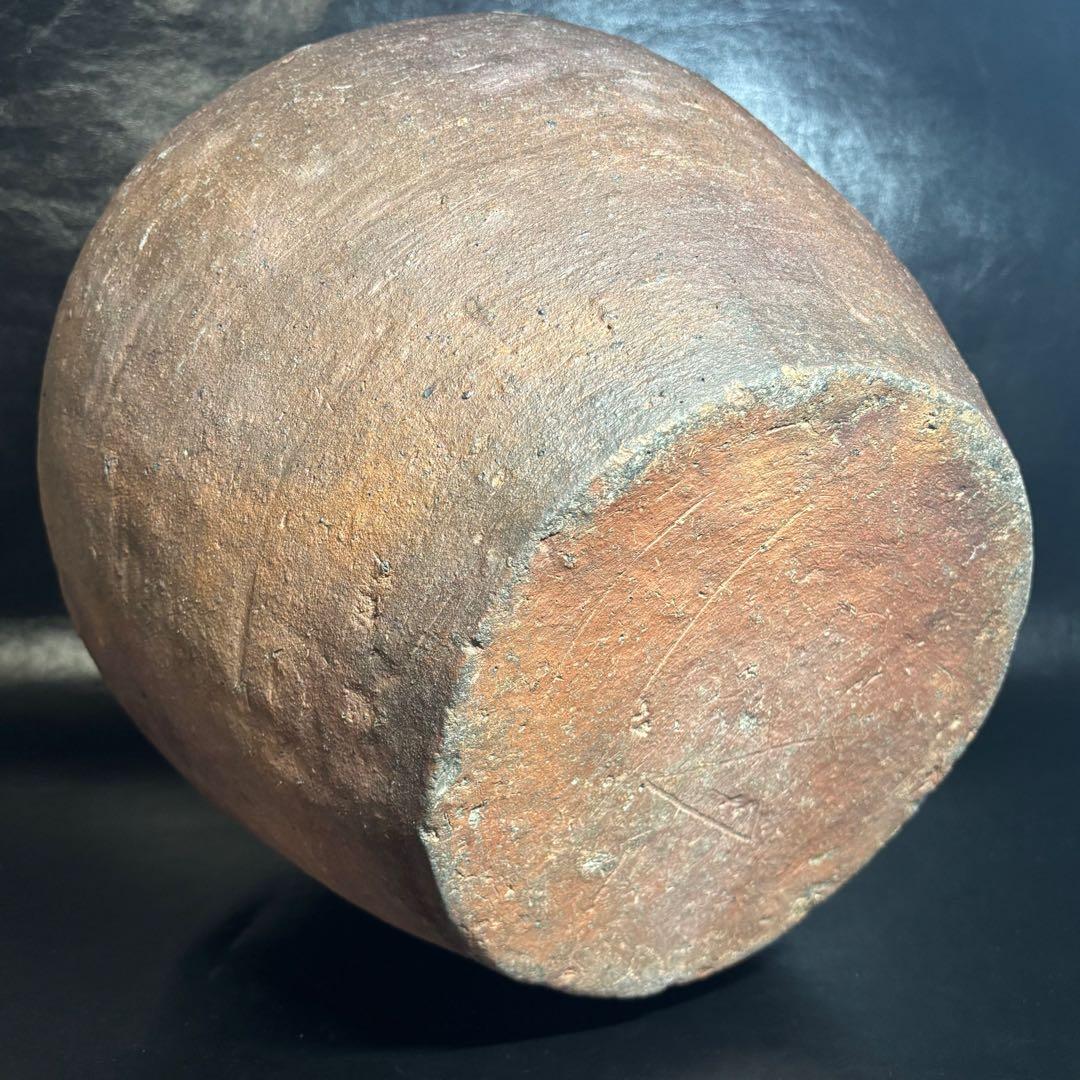 ★古陶磁/古備前 大壺 窯印！幅 約37㎝・高さ 約39.5㎝★