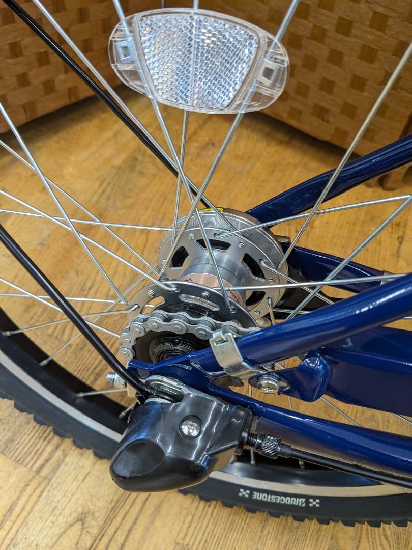 U087 ミニベロ　グリーンレーベル　ベガス　BRIDGESTONE　内装3段