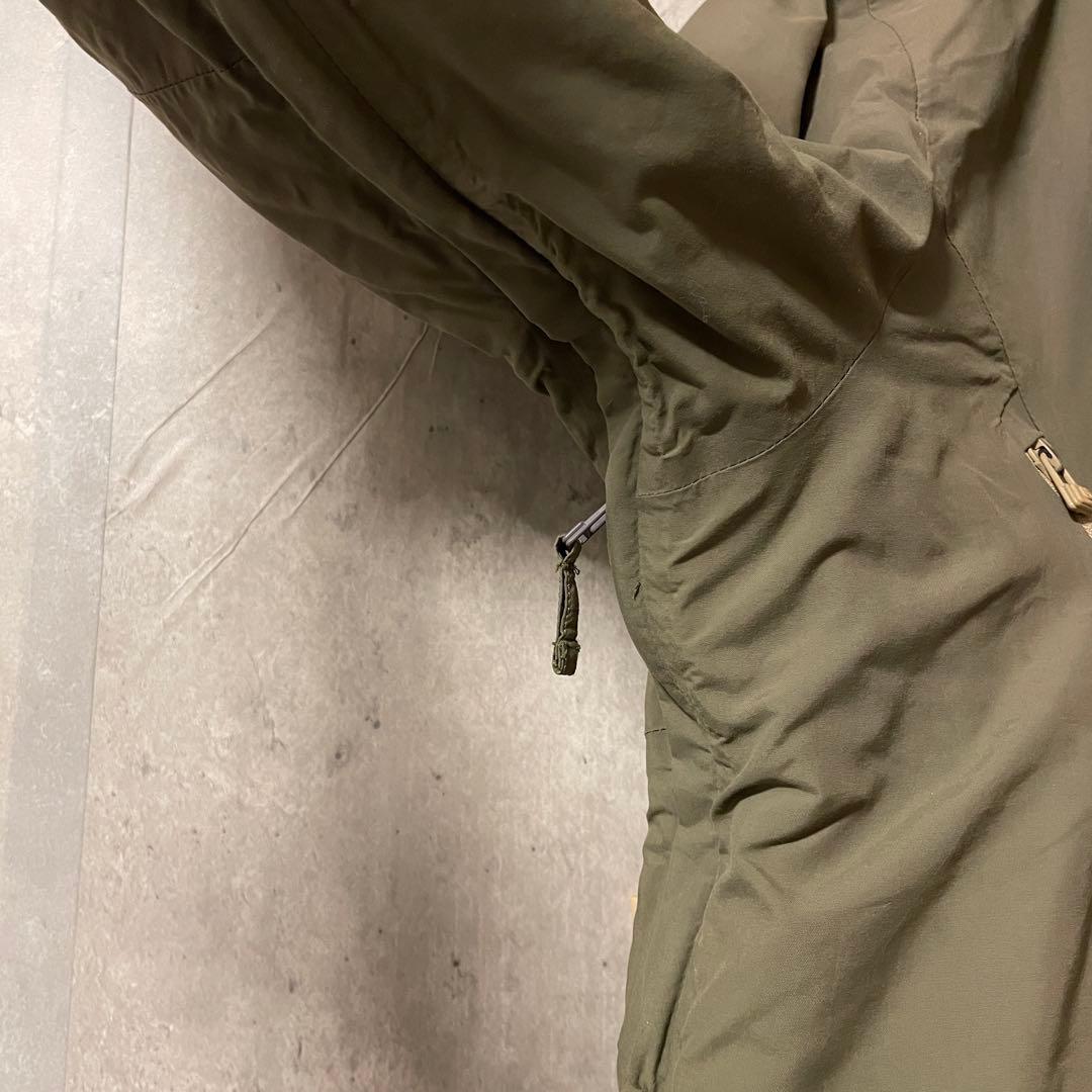 Burtonバートンスキーウェアスノーボードジャケットパーカーフード付カーキ希少