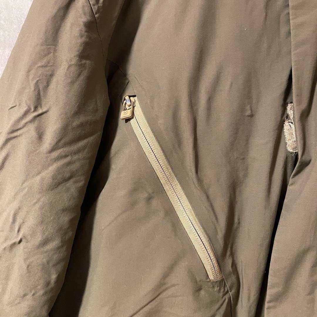 Burtonバートンスキーウェアスノーボードジャケットパーカーフード付カーキ希少