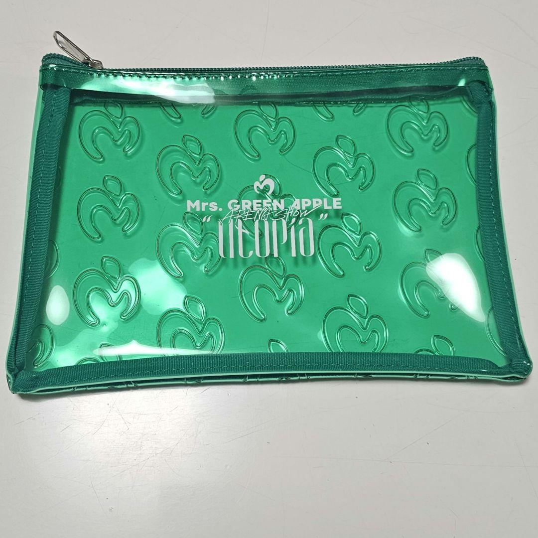 【美品】ミセスグリーンアップル ショルダーバッグ、ポーチ 3点セット