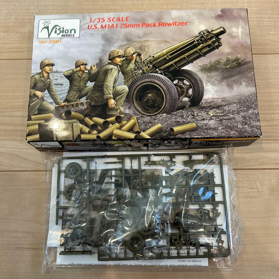 その他 Vision MODELS 1/35 SCALE U.S. M1A1 75mm
