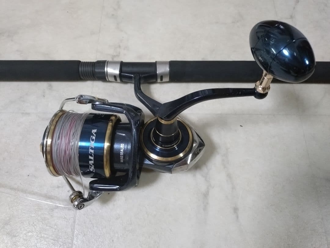 カーペンターF3 73/40 スピニングロッド とソルティガ20000セット