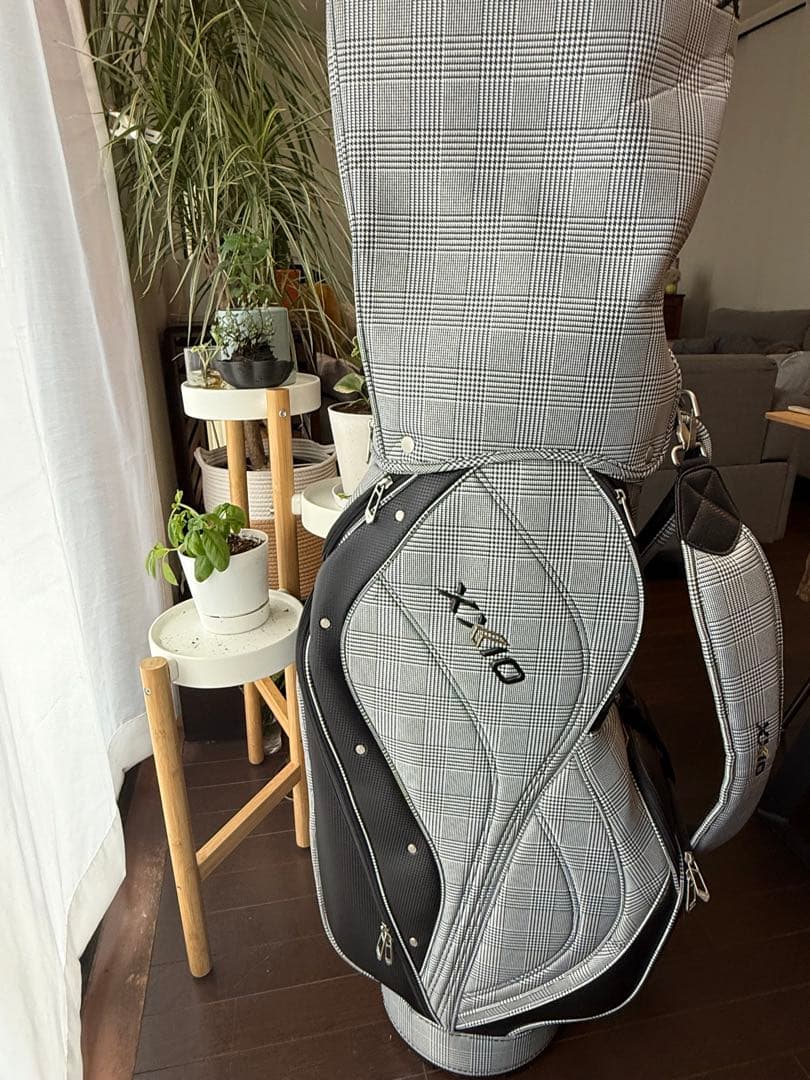 XXIO チェック柄 メンズ　ゴルフバッグ