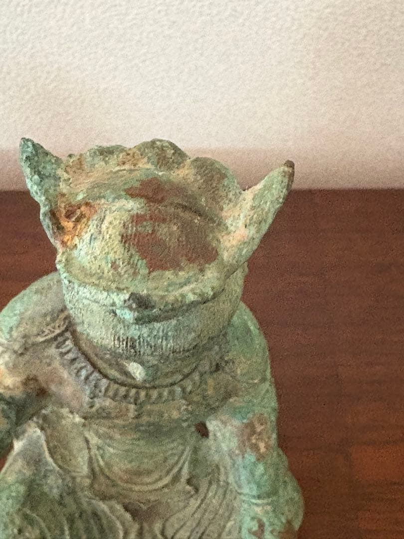 仏像　鍍金仏？青銅？ 1170g 25cm