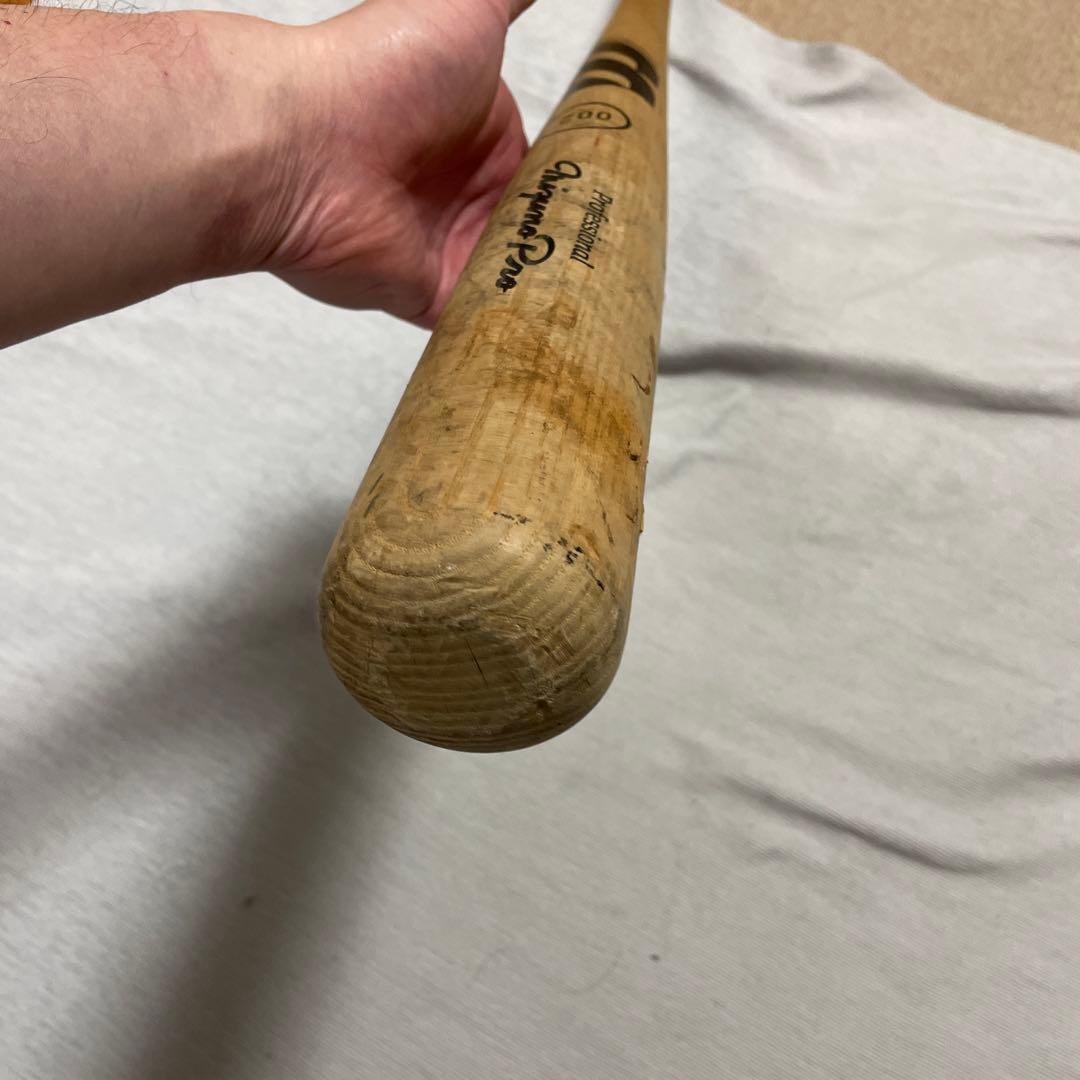 阪神タイガース #24 桧山進次郎 直筆サイン入りバット 実使用 MIZUNO製