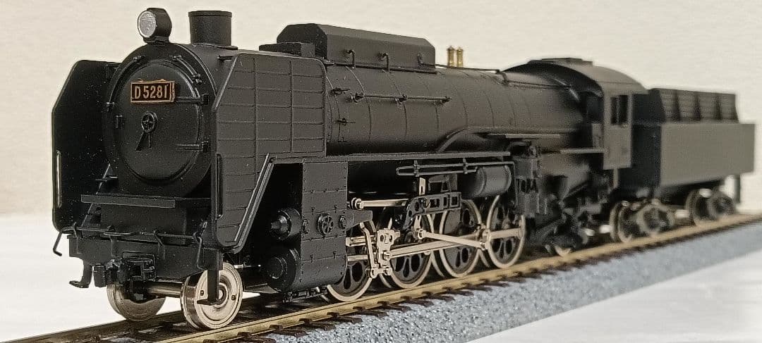 HOゲージ 天賞堂アダチ Ｄ52蒸気機関車 戦時型、メンテナンス済