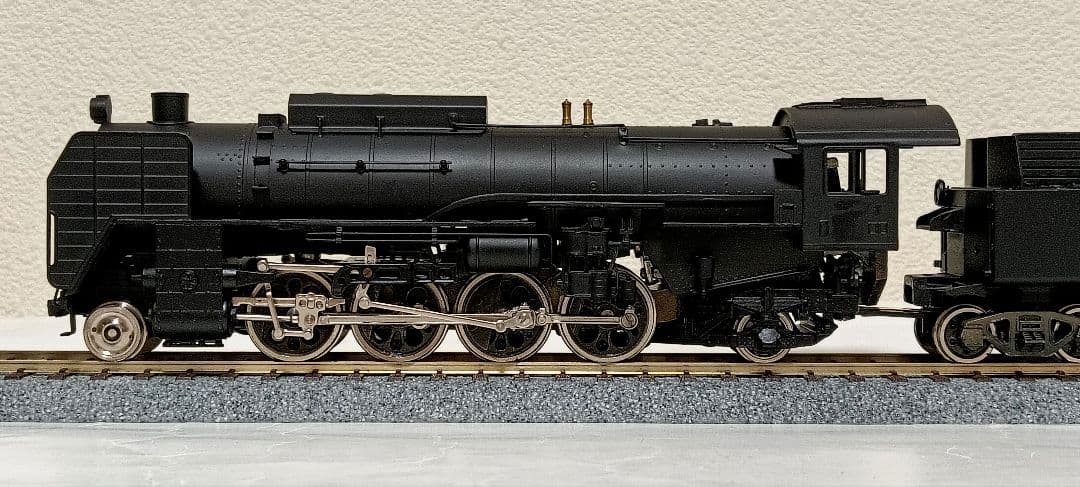 HOゲージ 天賞堂アダチ Ｄ52蒸気機関車 戦時型、メンテナンス済
