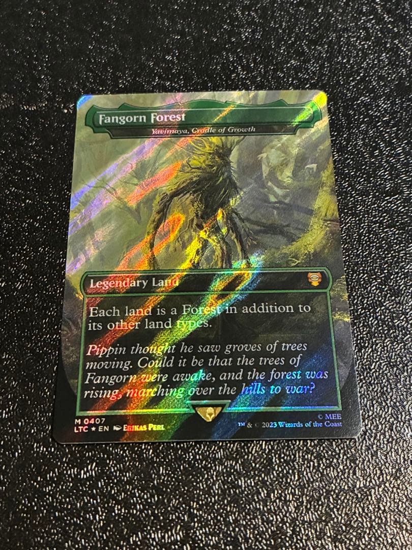 MTG 指輪物語　英語版　ホリデーリリース　ファンゴルンの森　サージfoil