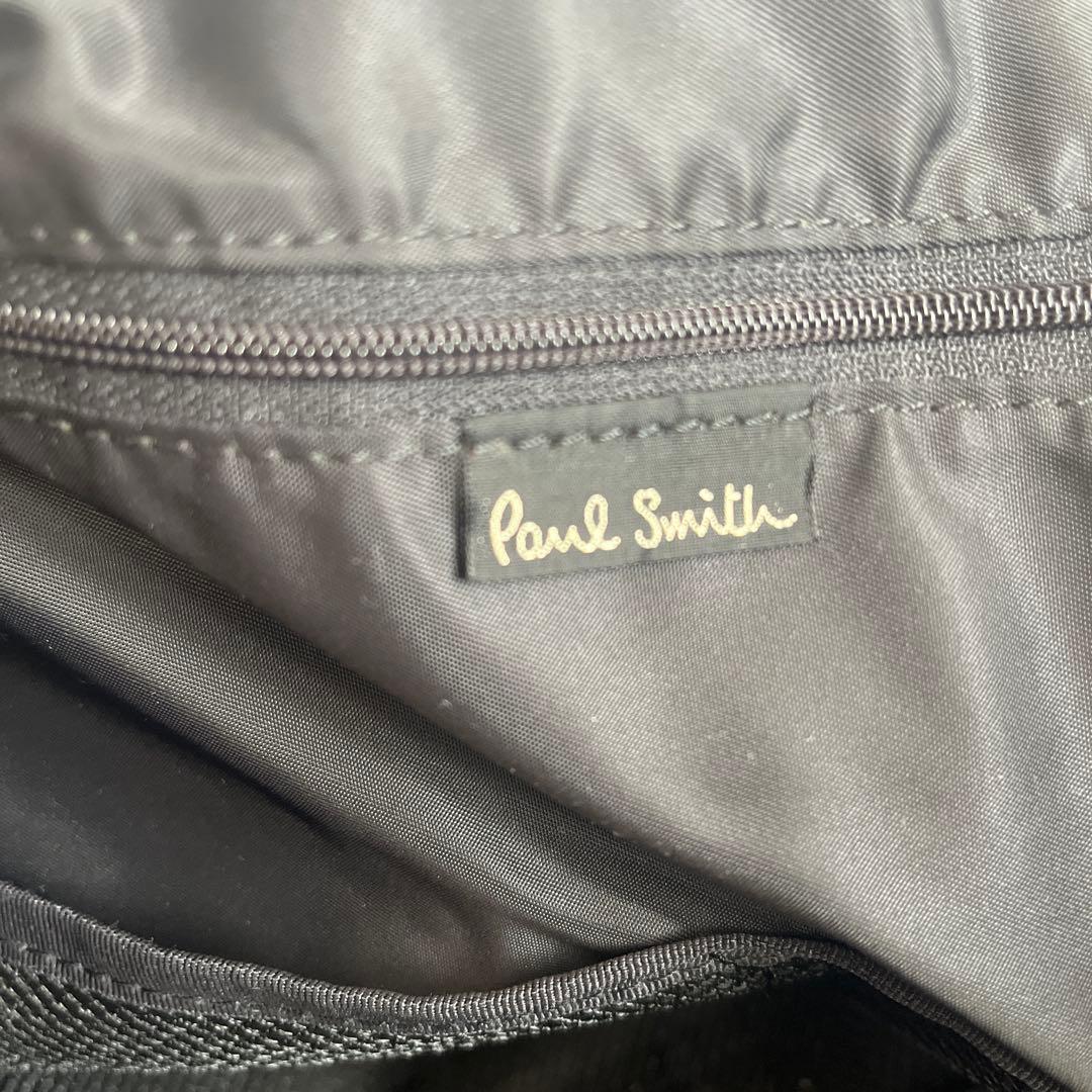 ブラックボストンバッグ　　ポールスミス