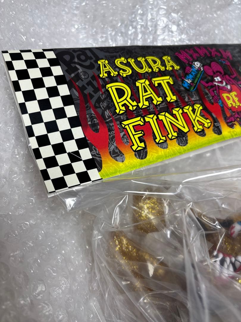 BlackBook Toy Asura Rat Fink ゴールド