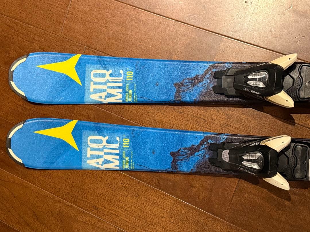 ATOMIC 110 cmスキー板+Hartブーツ23cm+ストック3点セット