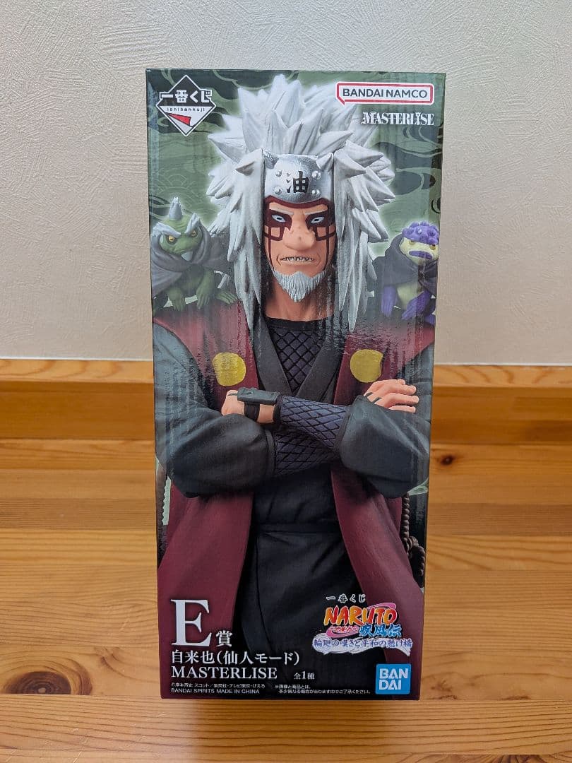 NARUTO　一番くじ　自来也（仙人モード）フィギュア　エコバッグ　下位賞セット