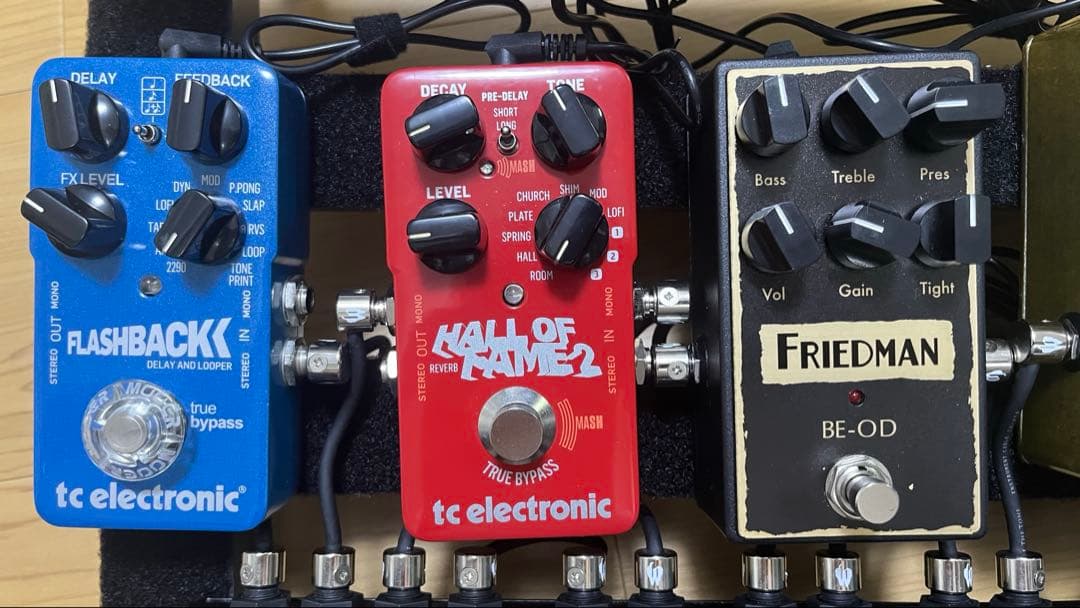 エフェクターボート(ギター用) 組み込み済み　セット