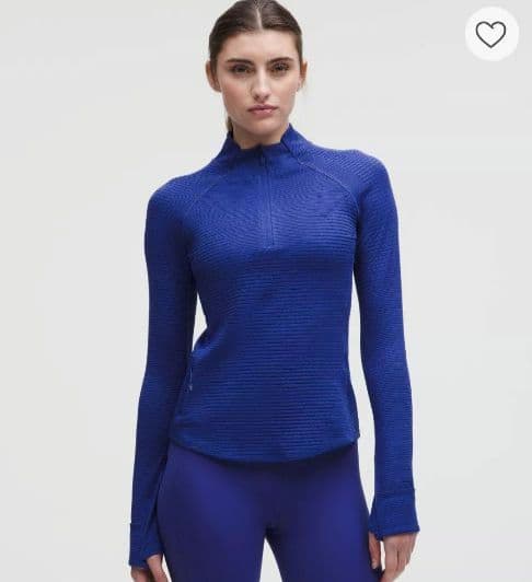 新品タグ付き　ルルレモン　lululemon　ハーフジップ　サイズ4