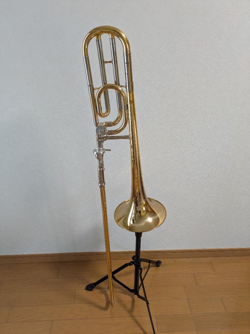 YAMAHA ヤマハ テナーバストロンボーン YSL-648 マウスピース２付き