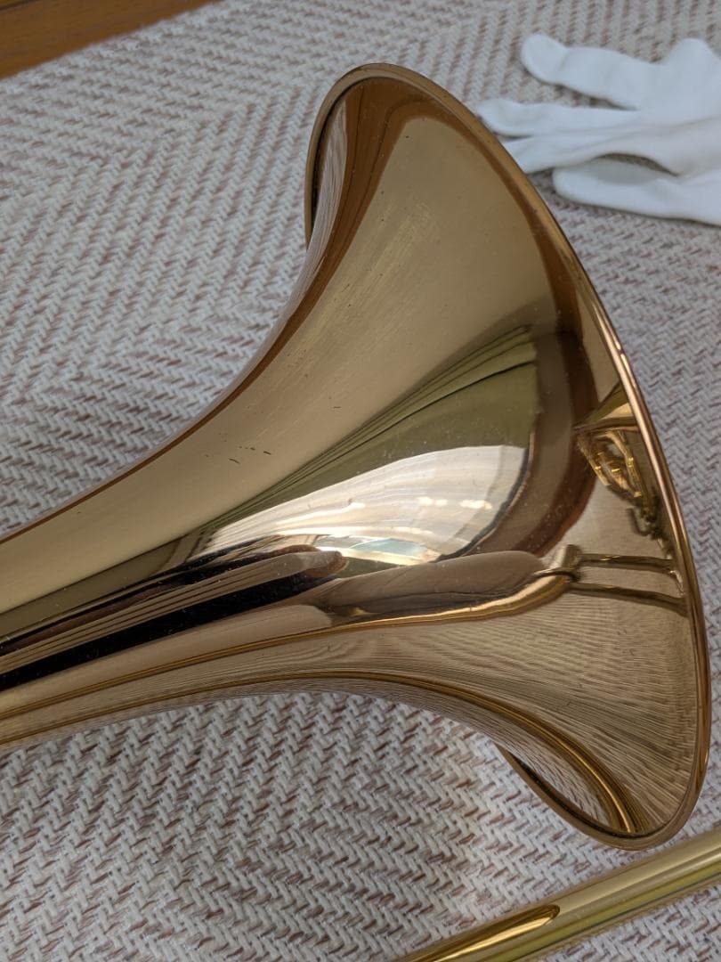 YAMAHA ヤマハ テナーバストロンボーン YSL-648 マウスピース２付き