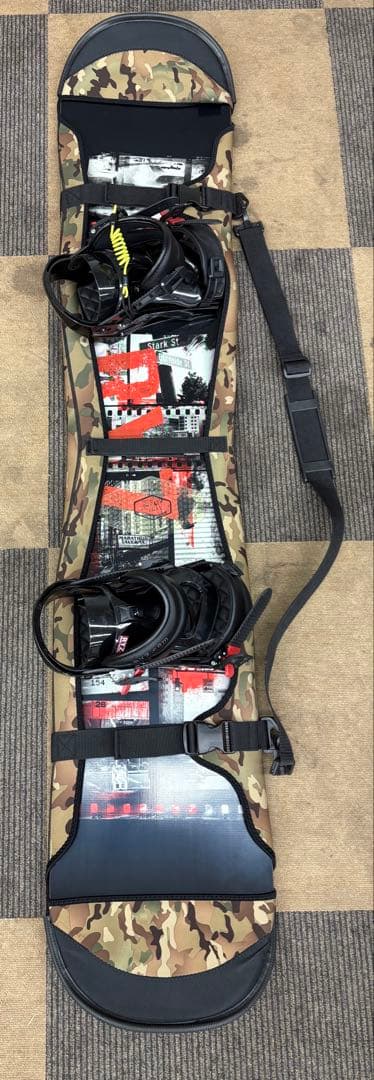 極美品 RYZ MARSHALL 154cm スノーボード ビンディング セット