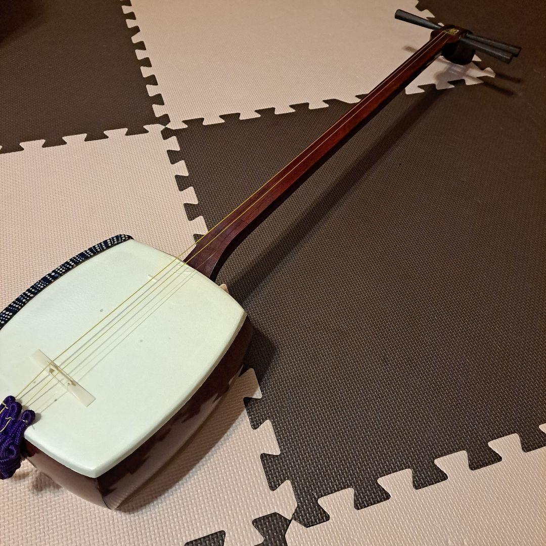ゆちさま専用◆三味線スタンドと三味線本体セット レトロ