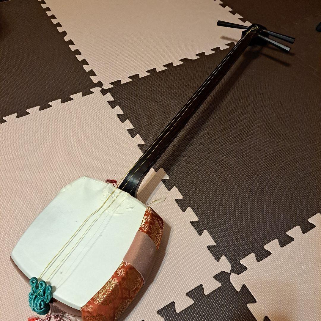 ゆちさま専用◆三味線スタンドと三味線本体セット レトロ