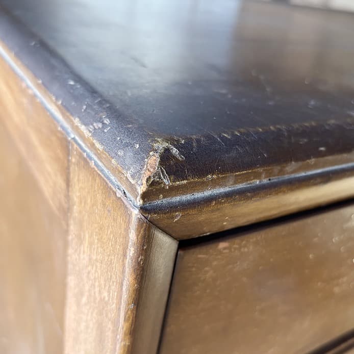 箪笥　木製　6段　120センチ　洋服箪笥　洋服ダンス　たんす　昭和レトロ　レトロ