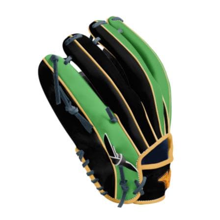 トモヤ　ミズノプロ軟式オプションオーダー　中指RBミズノマーク刺繍