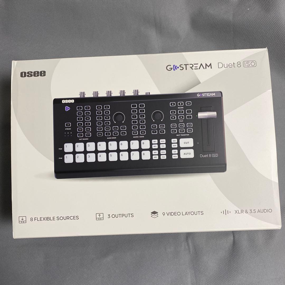 Osee GoStream Duet 8 ISO 8チャンネルビデオスイッチャー