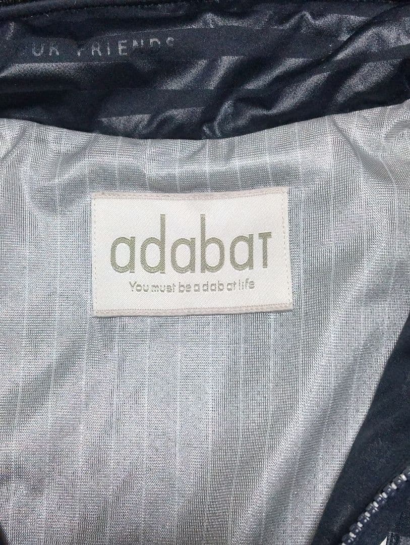adabatアダバット袖取り外し 2WAY中綿ブルゾン アウター 46