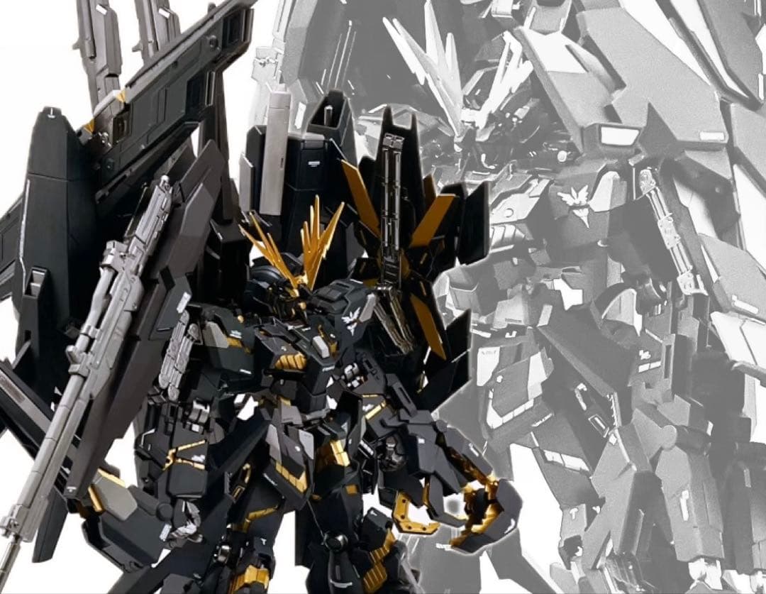 【改造 全塗装】 MGEX バンシィ・ノルン 改造品 ガンプラ