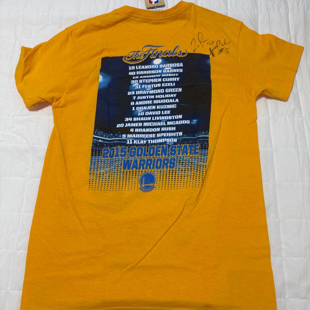 nba サイン入りTシャツ ウォーリアーズ　ジョーダンプール